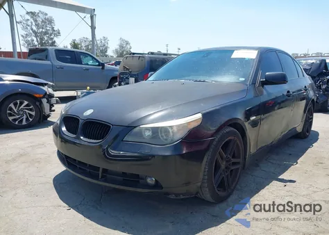 2004 BMW 530I из США, поврежденный, VIN WBANA73594B064077